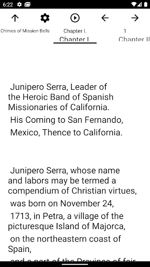 Book, Chimes of Mission Bells Screenshot 1
