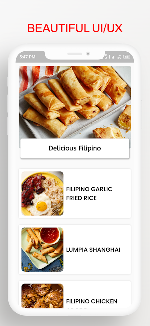 Filipino recipes cooking app Screenshot 3