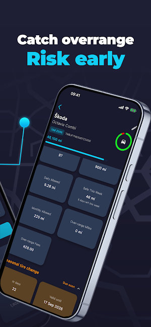 LEASE Tracker: Mileage Monitor Screenshot 1