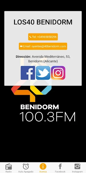 LOS40 Benidorm Screenshot 2