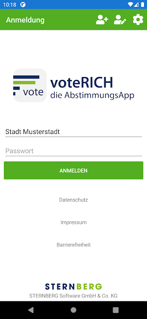 voteRICH Screenshot 0
