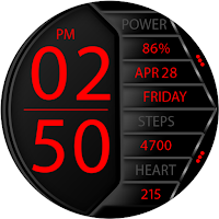 Key044 Digital Watch Face