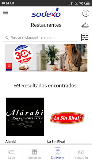 Sodexo Uruguay Screenshot 2