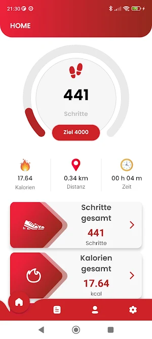 Power Saving Step Counter Screenshot 0
