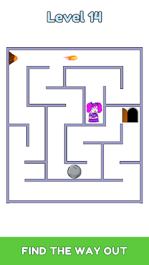 Maze Rescue: Save The Monster Screenshot 1