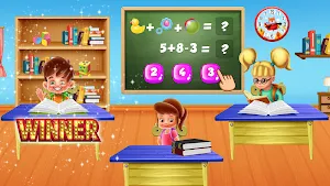 Kindergarten School Teacher: Kids Learning Games Screenshot 1