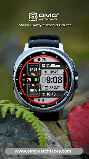 OMG 298 - Fitness Watch Face Screenshot 3