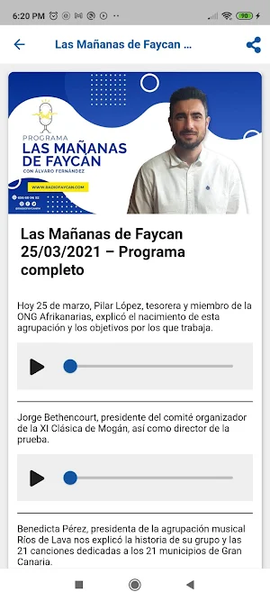 Faycán Red de Emisoras Screenshot 2