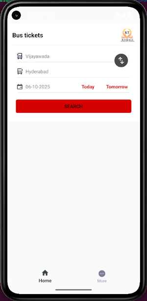 Komali Tours and Travels Screenshot 0