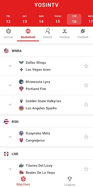 Yosin Tv - Live Sports Screenshot 3
