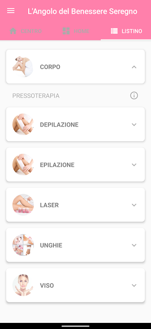 L'Angolo del Benessere Seregno Screenshot 1