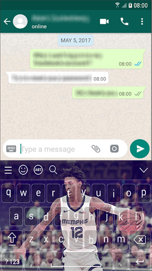Ja Morant Grizzlies Keyboard NBA 2K20 For Lovers Screenshot 2