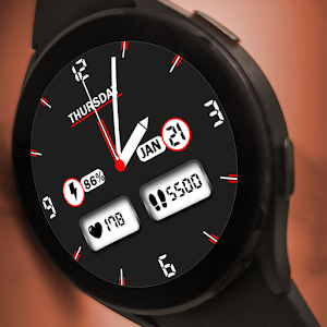 Key A001 Analog Watch Face Screenshot 3