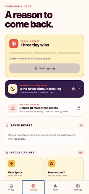 SparkReset Screenshot 1