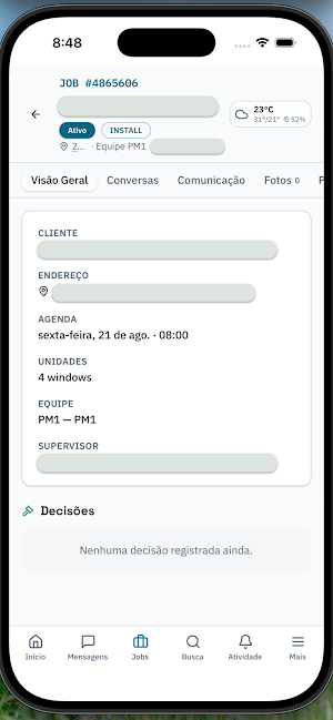 OnSiteComms Screenshot 2