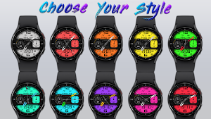 Hybrid Sportive Watch Face Screenshot 0