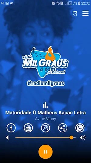 Radio Mil Graus Screenshot 1