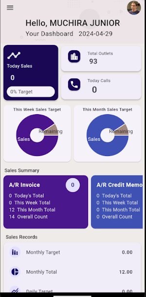 Leysco100 sales Screenshot 2