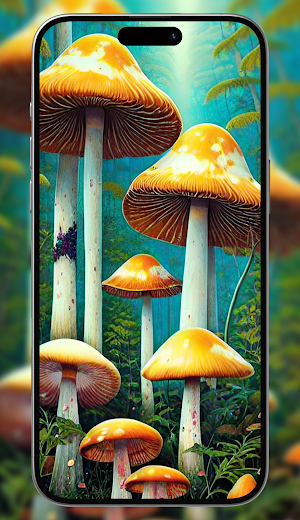Mushroom wallpapers HD Screenshot 1