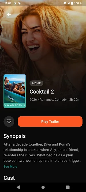 Ayibo TV : Movies & TV Browser Screenshot 1