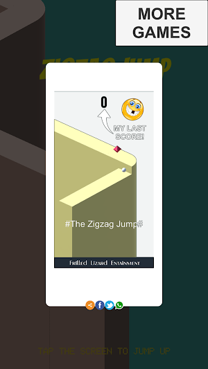 Tap for Fun: Zigzag Jump Screenshot 0