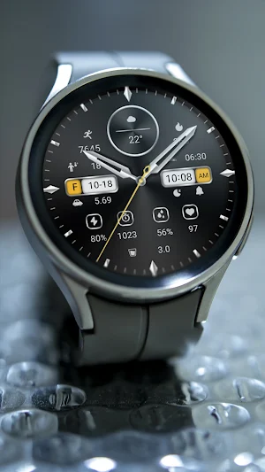 Business Dot Yellow ZKin Watch Screenshot 3
