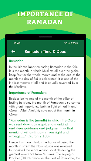 Ramadan Time & Duas 2025 Screenshot 3