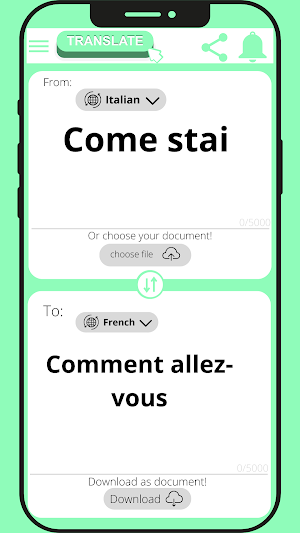 French - Italian translator Screenshot 3