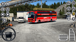 City Coach Bus Driving Adventure : Coach Bus Games Screenshot 2