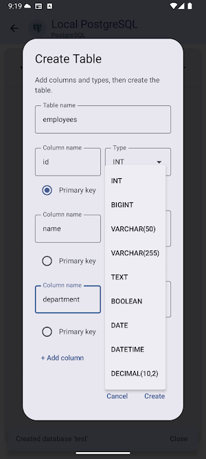 PostgreSQL Screenshot 2