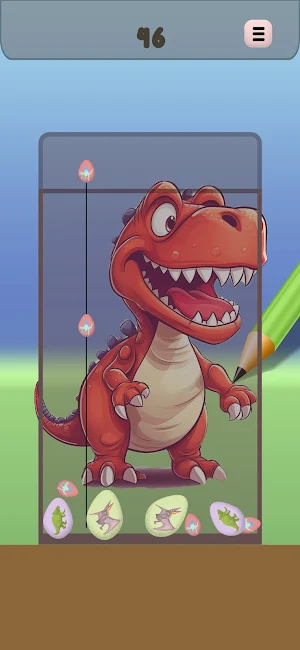 Drop and connect dinosaur eggs Screenshot 2