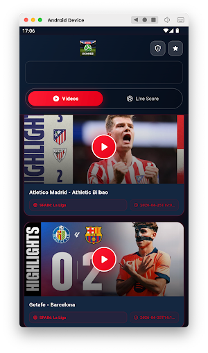Live Football TV HD Streaming Screenshot 1