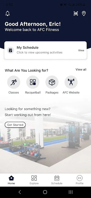 AFC Fitness Screenshot 1