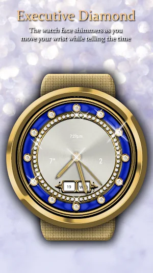 WFAM Diamond Analog Watch Face Screenshot 3