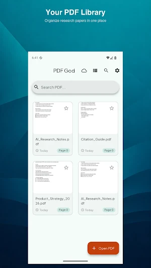 PDF God - AI PDF Reader Screenshot 0