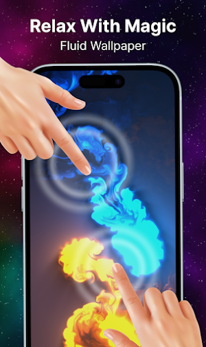Mega Fluid Live Wallpaper 4D Screenshot 1