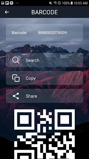 QR & Barcode Reader for Android screenshot 2