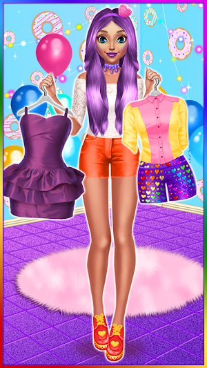Candy Fashion Dress Up & Makeup Game Screenshot 1