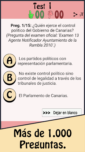 TestOpos Conserje Ordenanza Screenshot 2