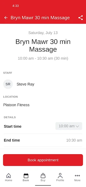 Platoon Fitness Screenshot 2