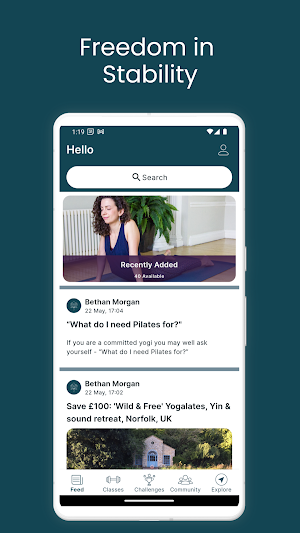 Yogalates London Screenshot 2