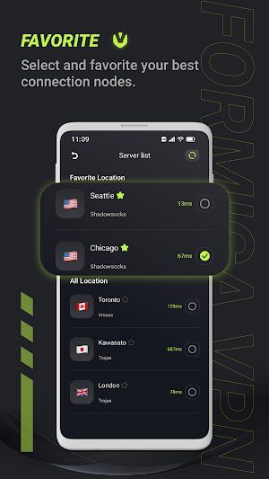 Formica VPN - Fast & Reliable Screenshot 3