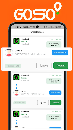 Goso Delivery Screenshot 2