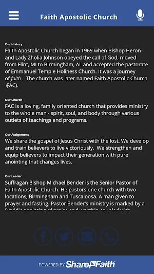 Faith Apostolic Church Screenshot 2