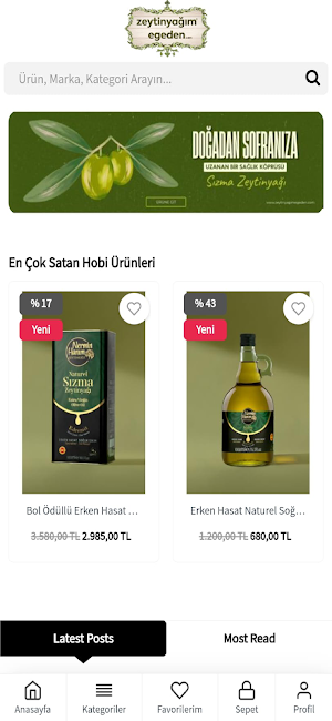 Zeytinyağım Egeden Screenshot 0