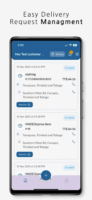 Made Express Couriers Screenshot 0