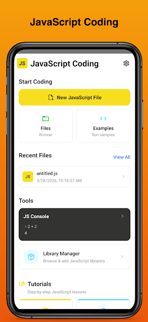 JavaScript Coding Screenshot 0