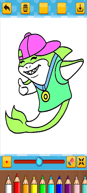 Shark Coloring Screenshot 2