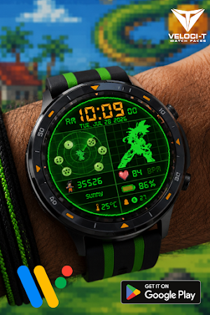 Ball Radar Z Watch Face Screenshot 2