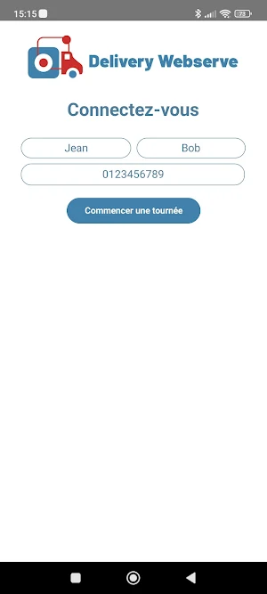 Delivery Webserve Screenshot 0